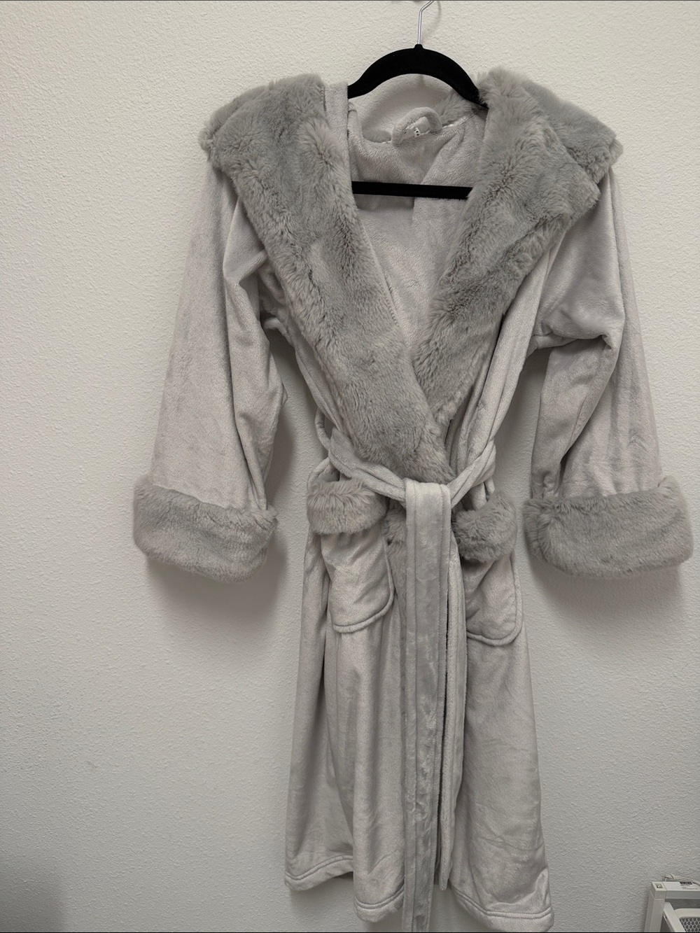 Pottery Barn Plush Hooded Robe
